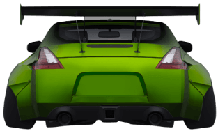 green car